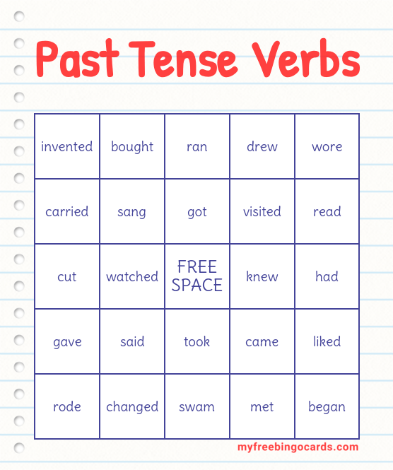 Past Tense Verbs