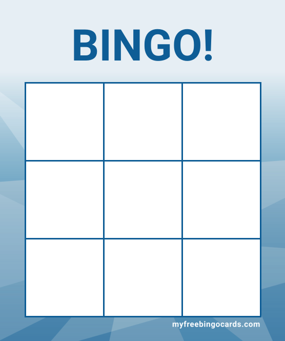 Personal bingo card