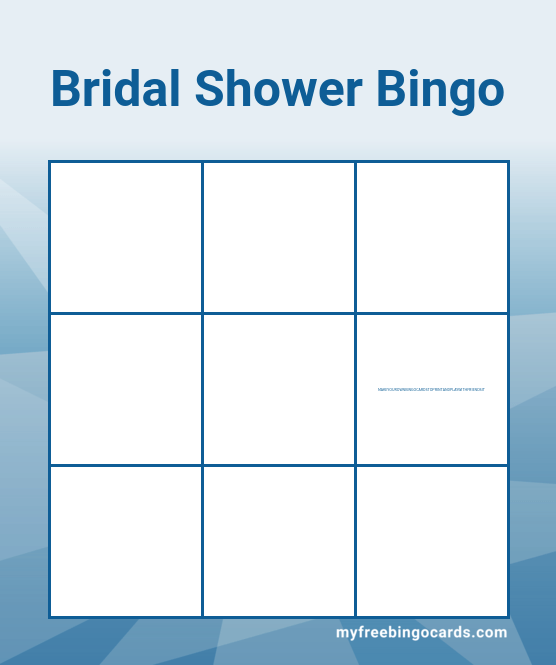 Free Baby Shower Bingo Generator