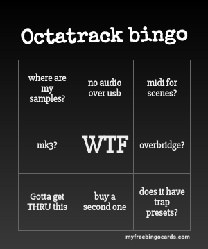 Octatrack bingo