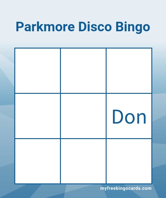 Disco Bingo Cards