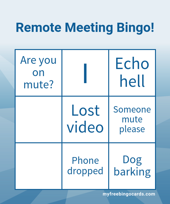 11+ Remote Work Bingo Online PNG