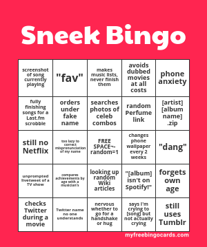 Bingo Card Generator