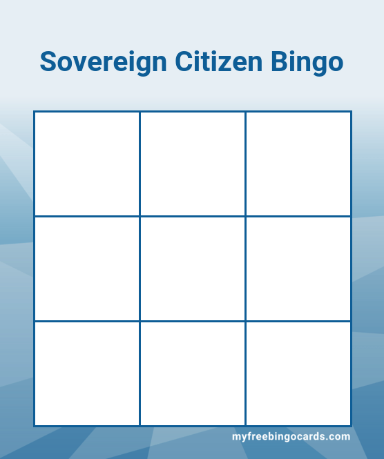 Arriba 52+ imagen sovereign citizen bingo