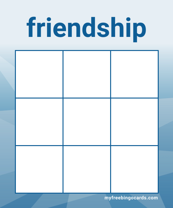 Best Friend Bingo