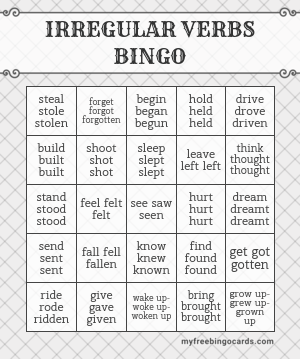 Edit bingo cards