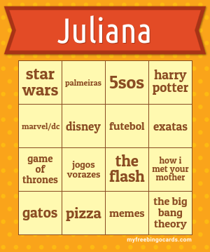 Edit bingo cards