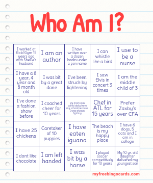 Edit bingo cards