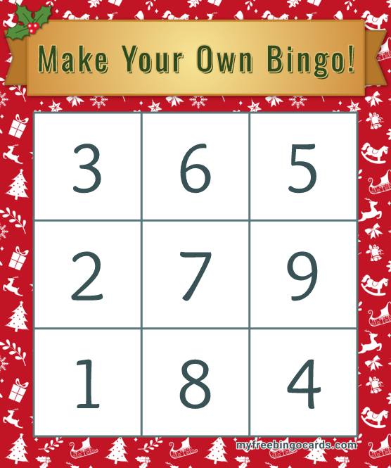 Make Your Own Bingo!