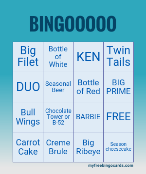 Edit bingo cards
