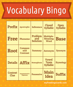 Edit bingo cards