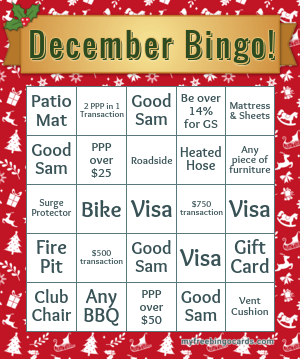 December Bingo!