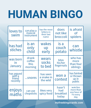 human bingo