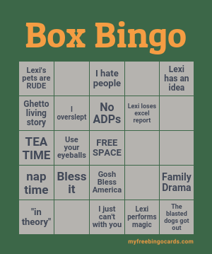 Edit bingo cards