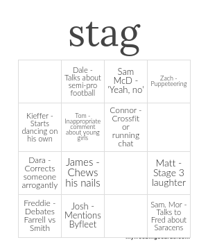 stag bingo