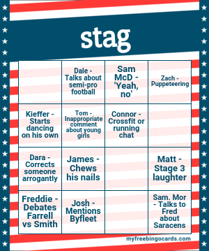 Edit bingo cards