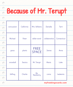 Edit bingo cards
