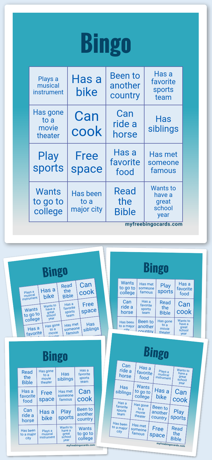 Virtual bingo