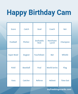 Edit bingo cards