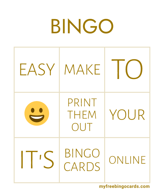 Make Your Bingo Cards