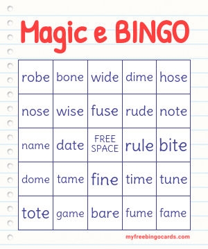 Edit bingo cards