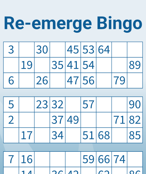 Re-emerge Bingo