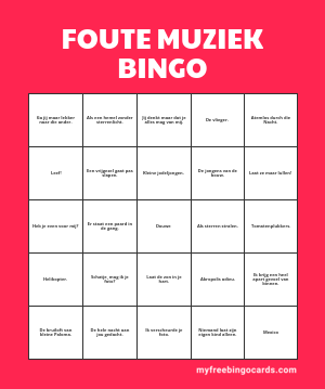 Edit bingo cards