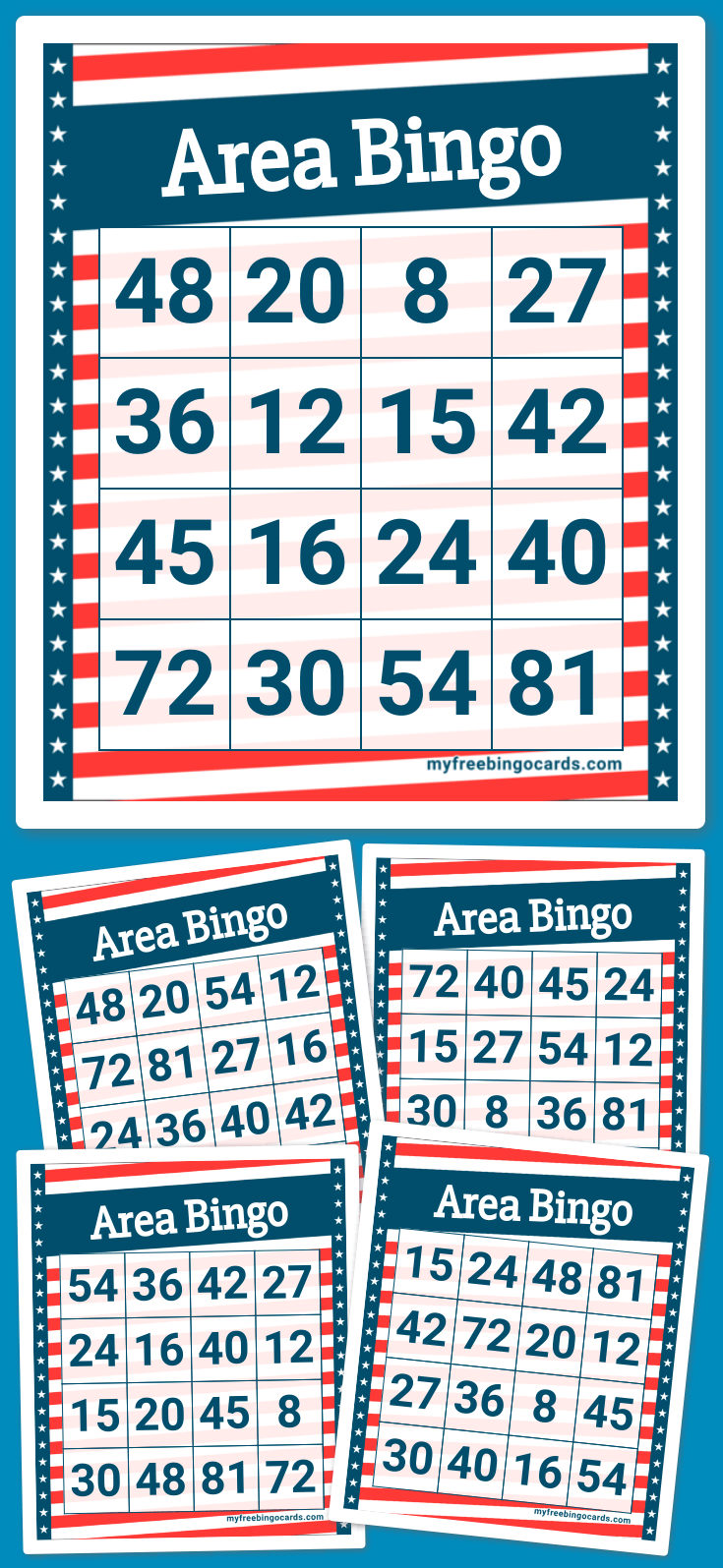 Virtual Area Bingo