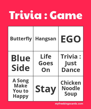 Edit bingo cards