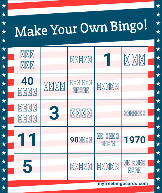 Make Your Own Bingo!