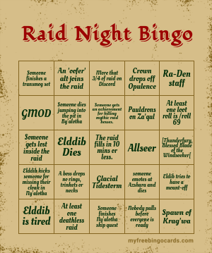Edit bingo cards