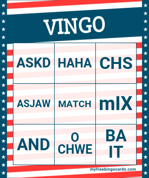 Edit bingo cards