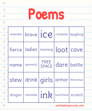 Edit bingo cards