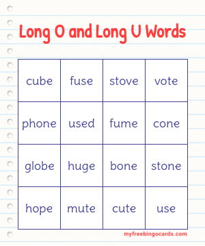 Edit bingo cards