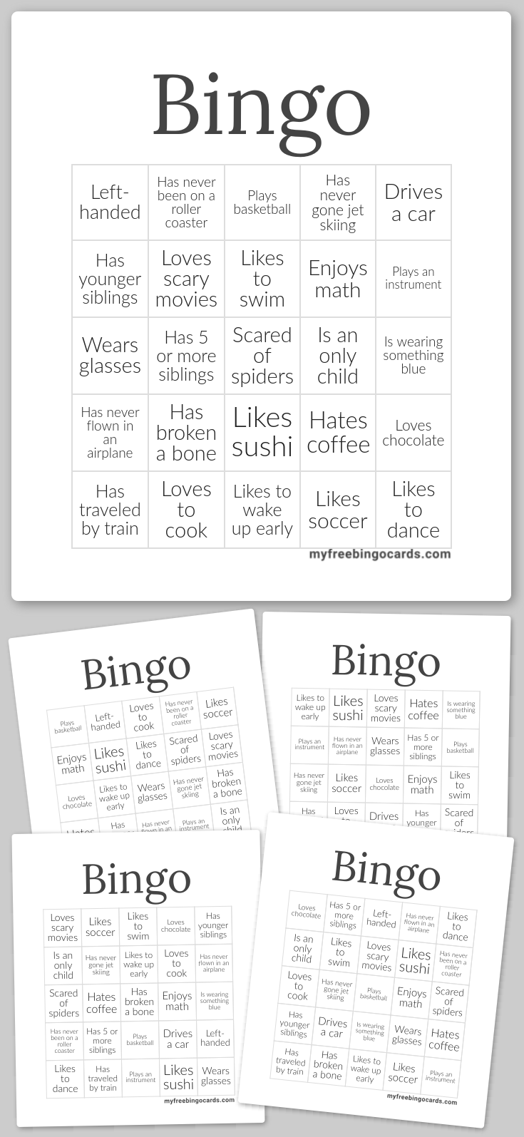 Virtual bingo