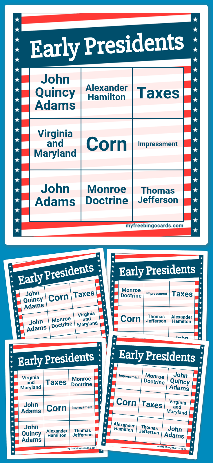 presidents-day-bingo-card