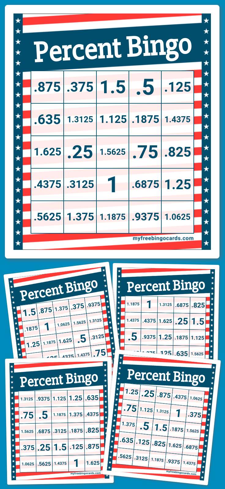 Virtual Percent Bingo