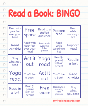 Read a Book: BINGO