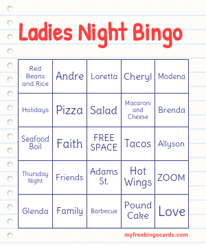 ladies bingo