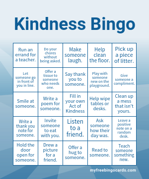 Kindness Bingo