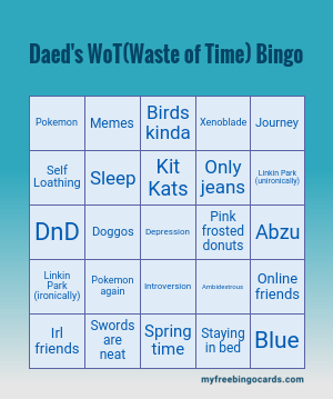 Edit bingo cards