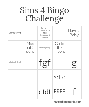 Edit bingo cards