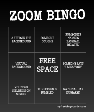 Free bingo cards for zoom games