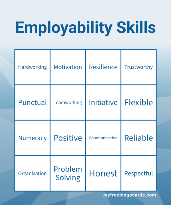 Employability Skills Bingo