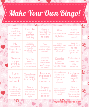 Print 100+ Make Your Own Bingo! Cards