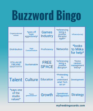 Buzzword Bingo