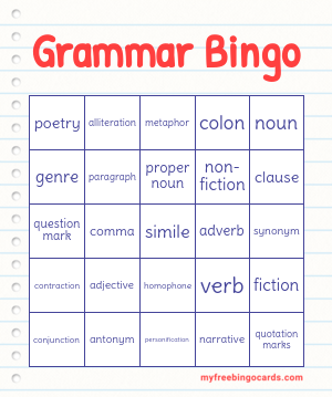 Edit bingo cards