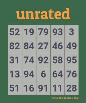 Edit bingo cards