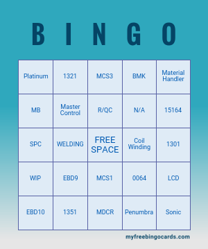 Make Your Bingo Cards