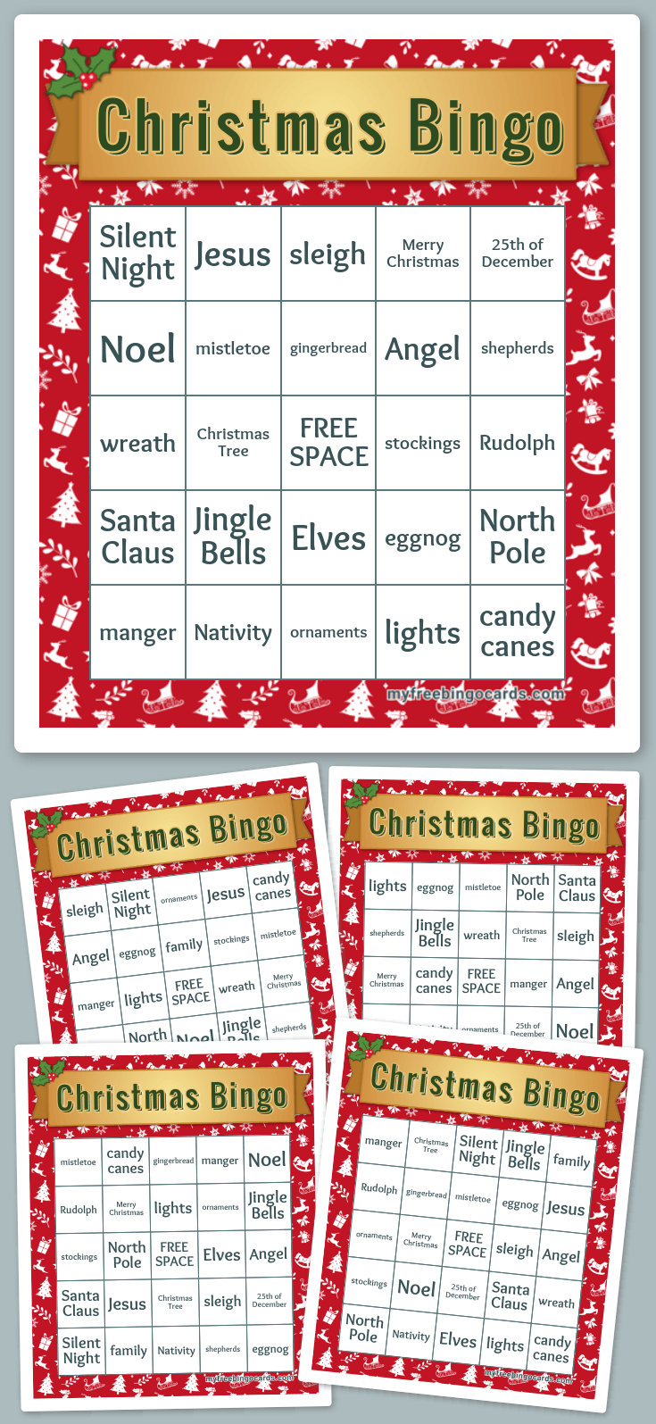 Virtual Christmas Bingo